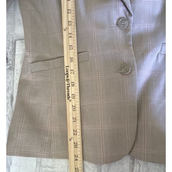 Chadwicks of Boston Womens Button Closure Lined Blazer Sz 4 - Picture 7 of 9